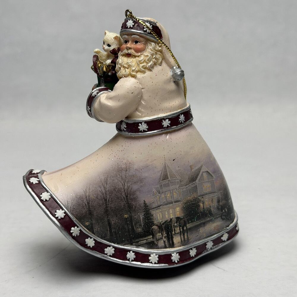 Thomas Kinkade Old World Santa Ornaments Ashton Drake Christmas Lot of 10 Set 1 - Picture 5 of 14